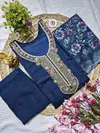 KF 021 Kalaai Viscose Chanderi Kurti With Bottom Dupatta Orders In India